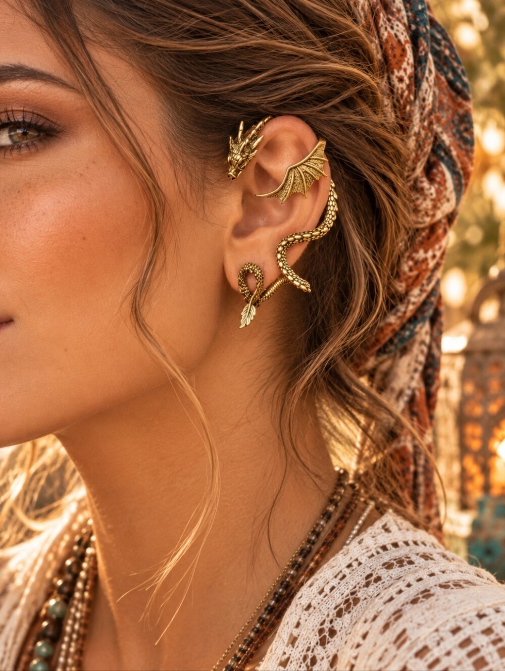 ANTHROPOLOGIE DRAGON EAR CLIMBER